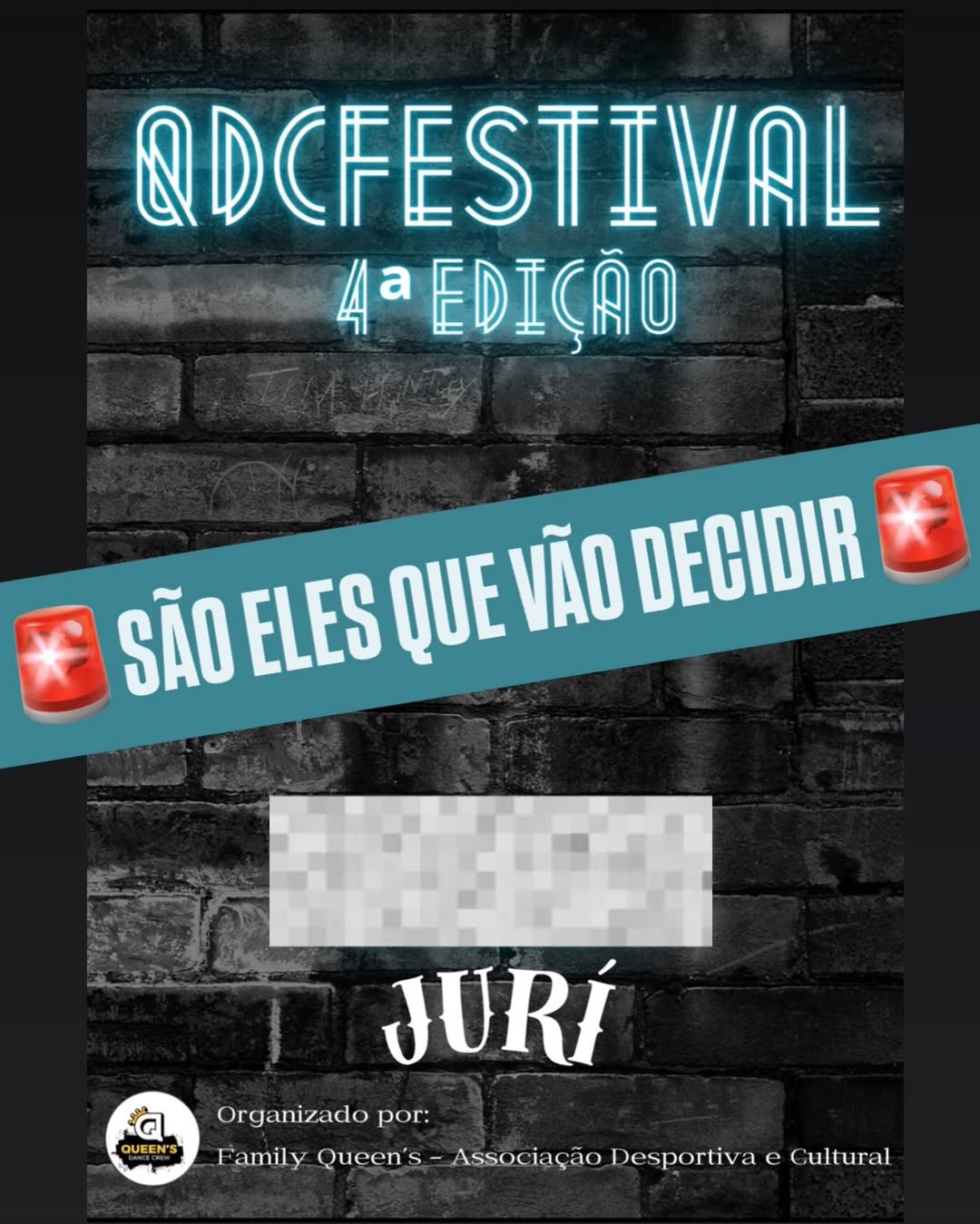 🚨1 minuto de silêncio para os Jurados desta 4a Edição do QDC Festival!🚨